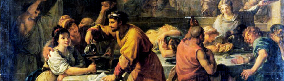 Saturnalia, Gemälde aus dem Jahr 1783.