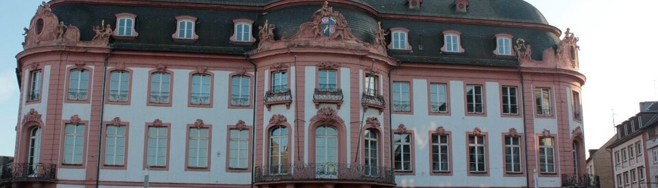 Osteiner Hof in der Altstadt der Landeshauptstadt von Rheinland-Pfalz Mainz.