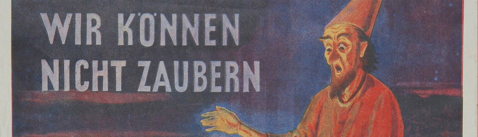 Plakat aus dem Jahr 1949.