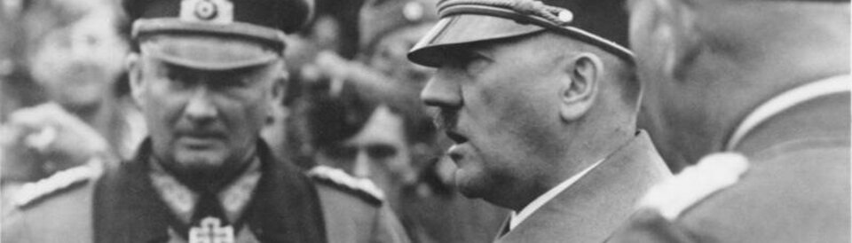 General Günther von Kluge and Adolf Hitler, ca. 1940.