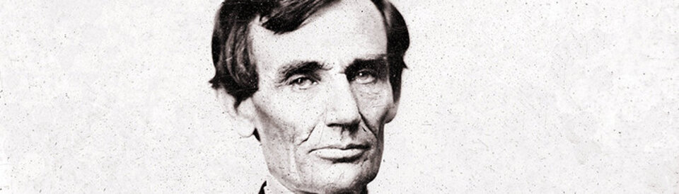 Portrait von Abraham Lincoln mit 51 Jahren.